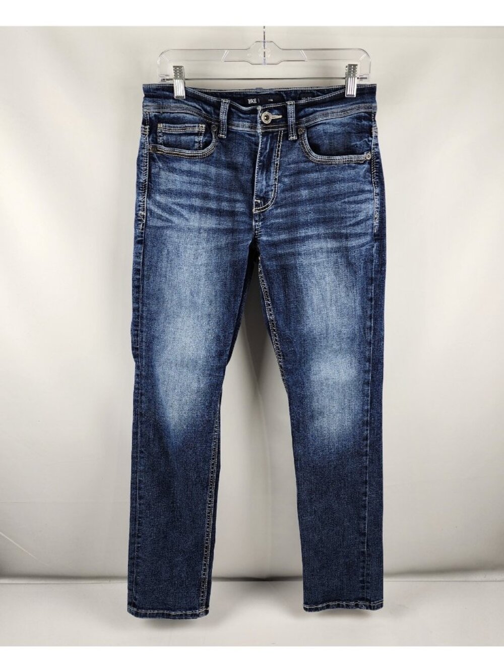 BKE Jeans Men 30x31 Blue Alec Straight Leg Denim